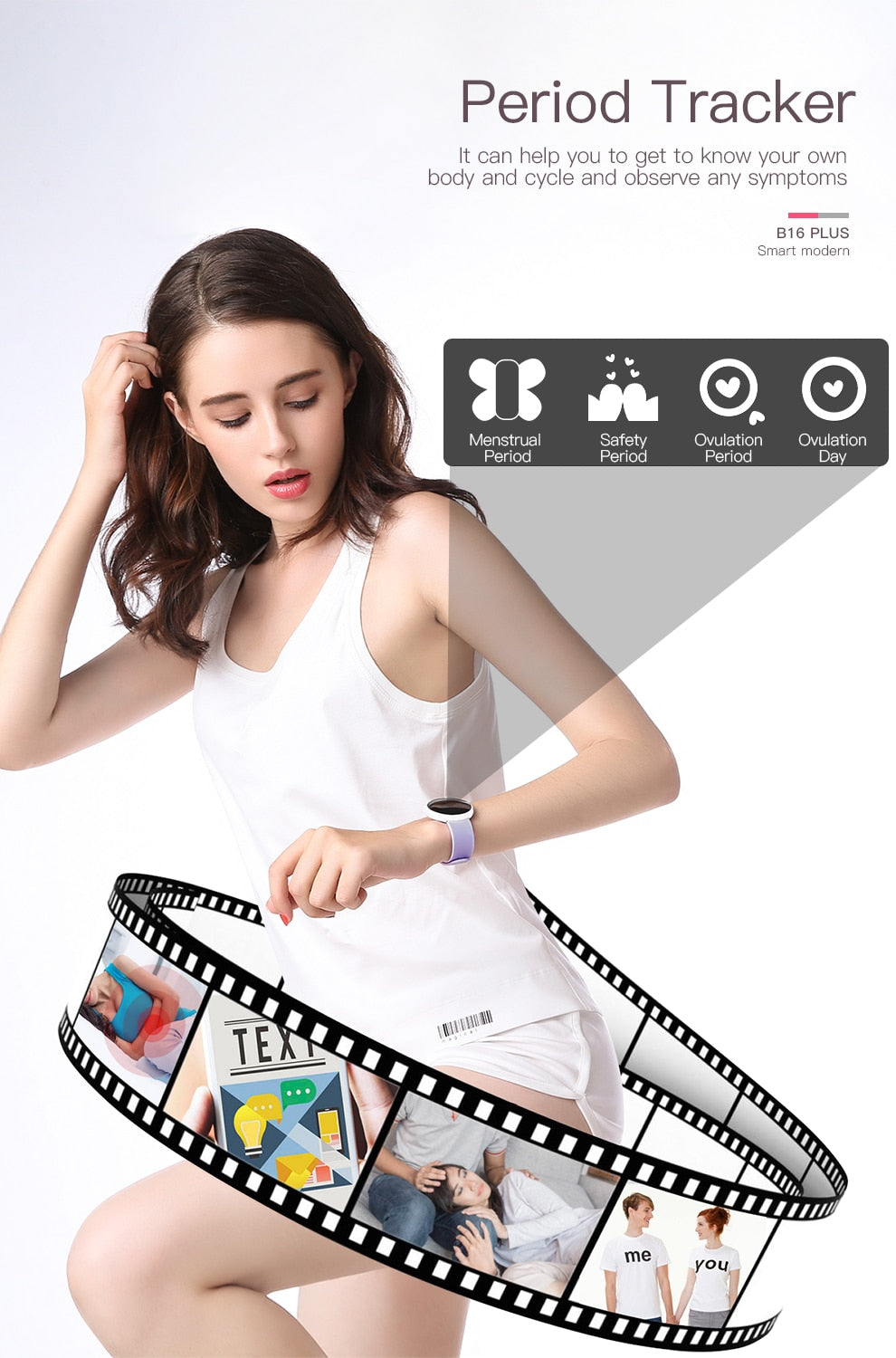 Black Technology Smart Bracelet B16