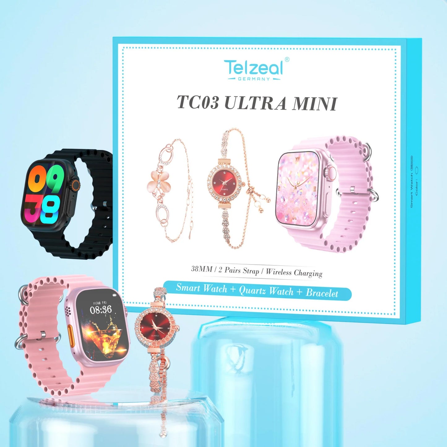 TC03 Ultra Mini Smart Watch