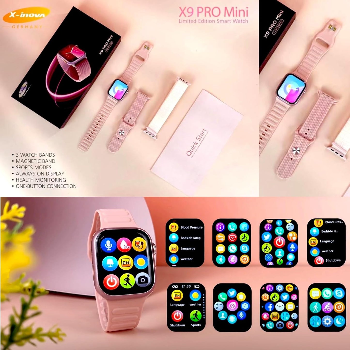 X9 Pro Mini Smart Watch